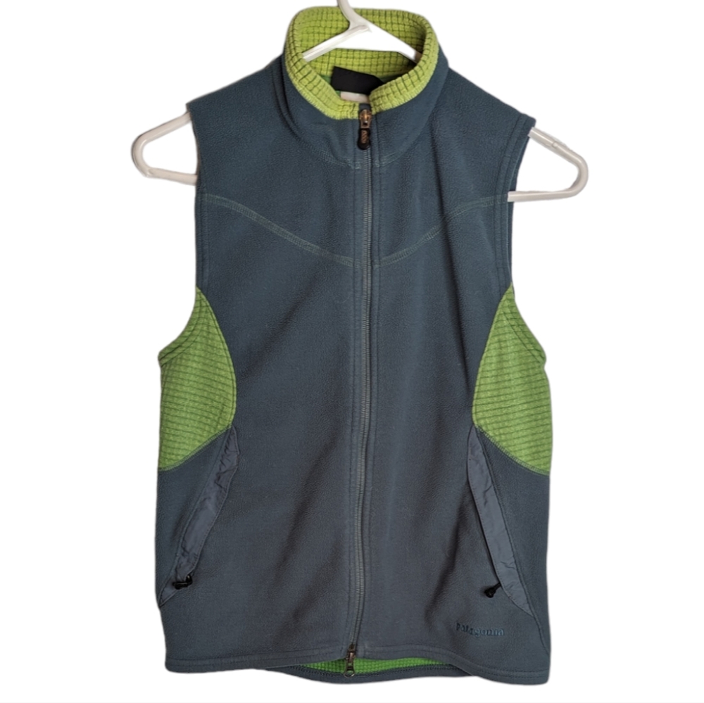 Patagonia Lightweight R4 Vest Green Cavern Blue Small